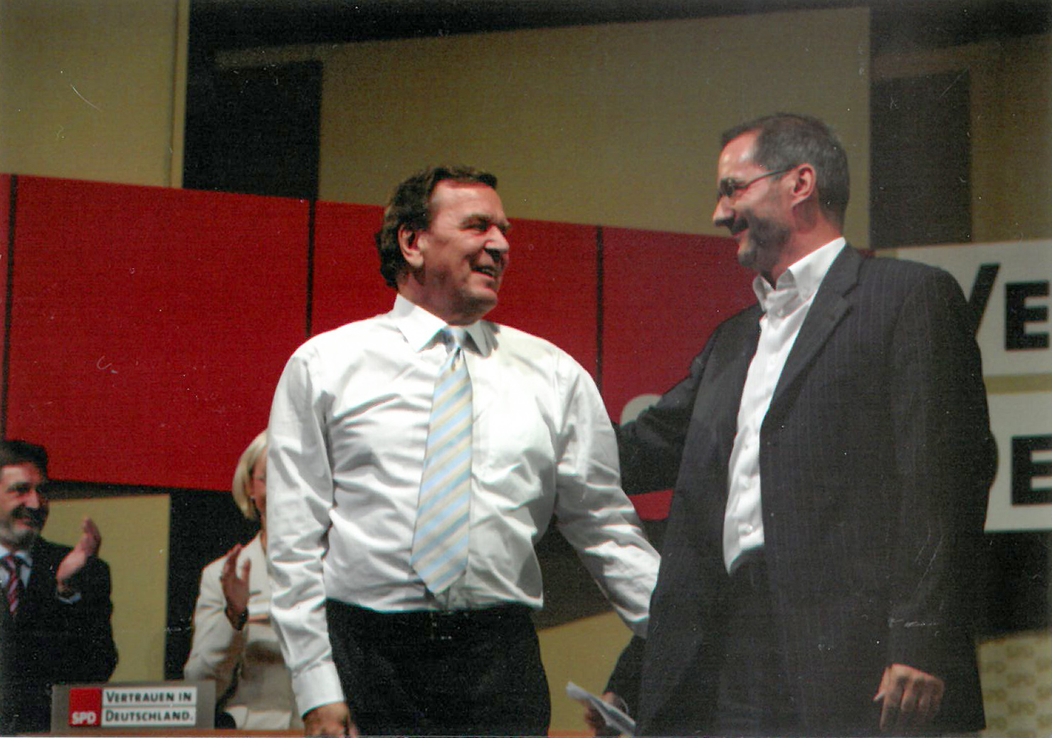 Gerhard Schröder und Matthias Platzeck